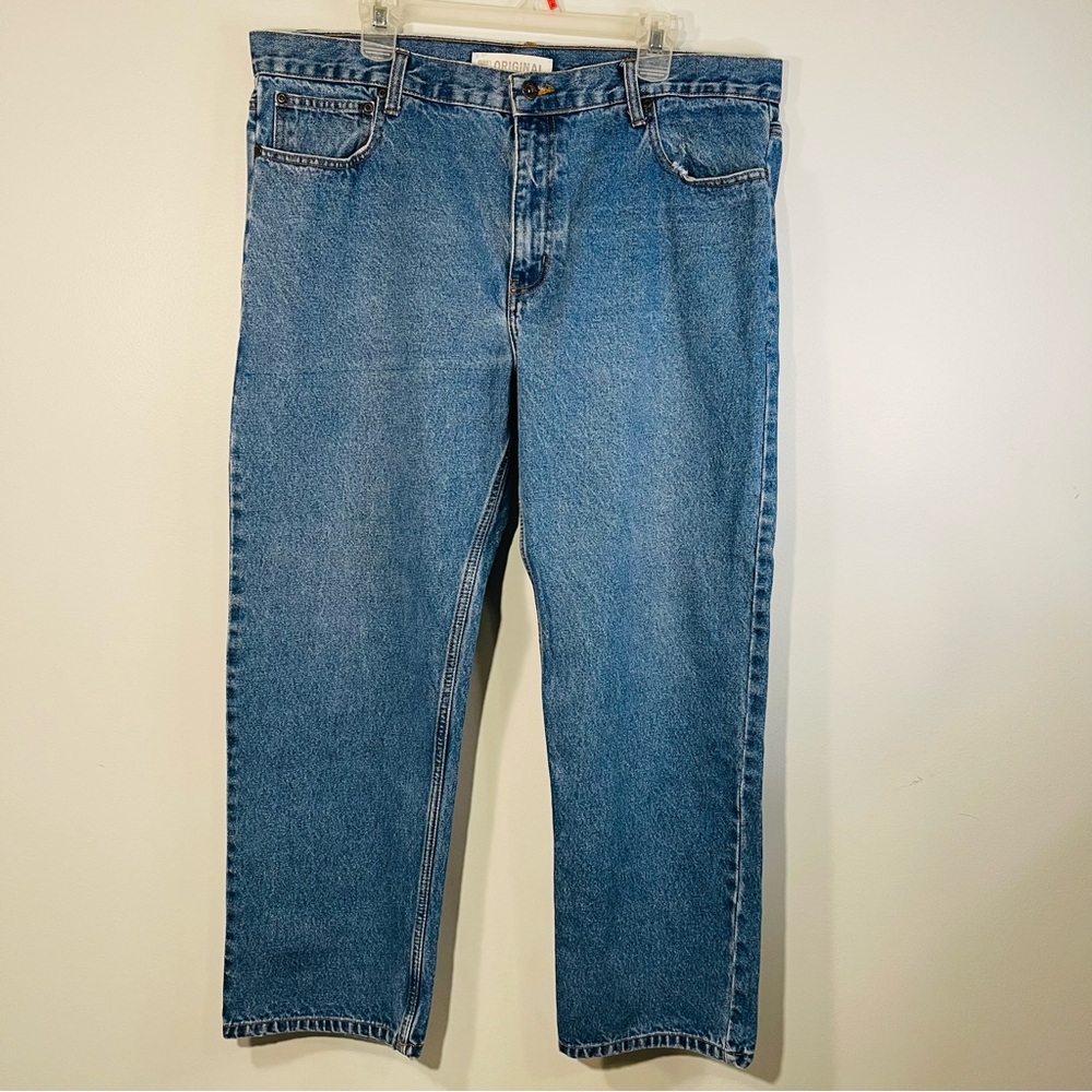 Faded Glory men's relaxed fit straight leg jeans 38x30